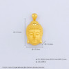 【限时克减150元】足金 【精品】3D硬金空心佛头吊坠(AR3DDZ00095-1)（预售产品下单后不退款不退货不换货不补差价）（预售产品下单后不退款不退货不换货不补差价） 商品缩略图4