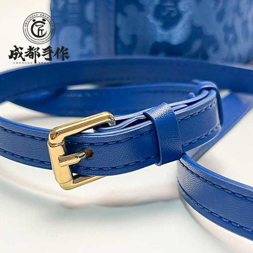 【蜀锦￭女士水桶包】成都手作蜀锦包 中国民族风锦纹斜跨包 新款大容量单肩手提包【非物质文化遗产】【四大名锦之首】 商品图10