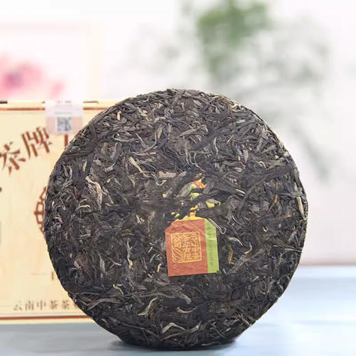 中粮-中茶  2024年中茶百花潭云南易武普洱茶生茶357克 /云南干仓直发 商品图3
