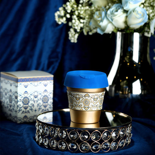 缠枝莲如意云纹精品咖啡杯 商品图0