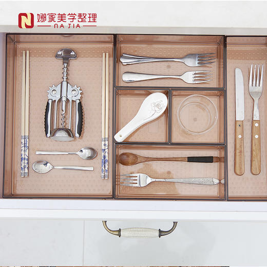 【5种规格可选】娜家透明抽屉收纳盒 商品图3