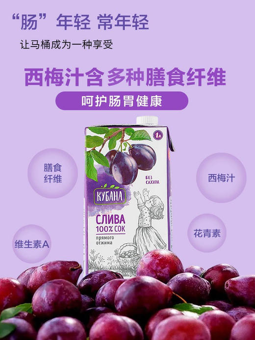 俄罗斯科班娜牌西梅汁1L 商品图2