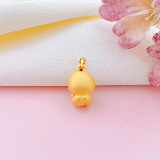 【限时7.5折】【定价黄金】足金 #福袋 #儿童/宝宝 #蛇年新品 【精品】3D硬金空心蛇年生肖福袋蛇宝宝吊坠(AR3DDZ00101)（预售产品下单后不退款不退货不换货不补差价） 商品图1