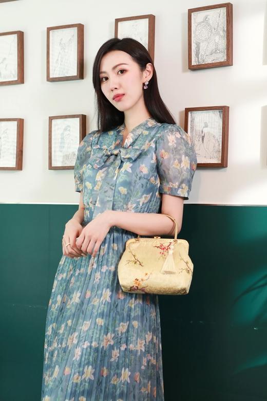 L.Fleuri 复古甜美花卉连衣裙 13209 商品图3