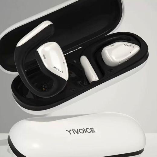 奕声S911智能降噪开放式3.0定向传音.超长续航运动蓝牙黑科技耳机 白色 商品图0