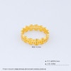 【限时克减150元】足金999 #固口戒指 (足金999字印)5G黄金镂空铜钱圈戒(5GJZ00801)（预售产品下单后不退款不退货不换货不补差价）（预售产品下单后不退款不退货不换货不补差价） 商品缩略图3
