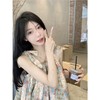【法式设计感印花吊带背心女】夏季新款 宽松无袖短款上衣 小清新 商品缩略图0