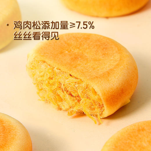 【三只松鼠黄金肉松饼1kg_箱】休闲零食独立小包装早餐零食 商品图1
