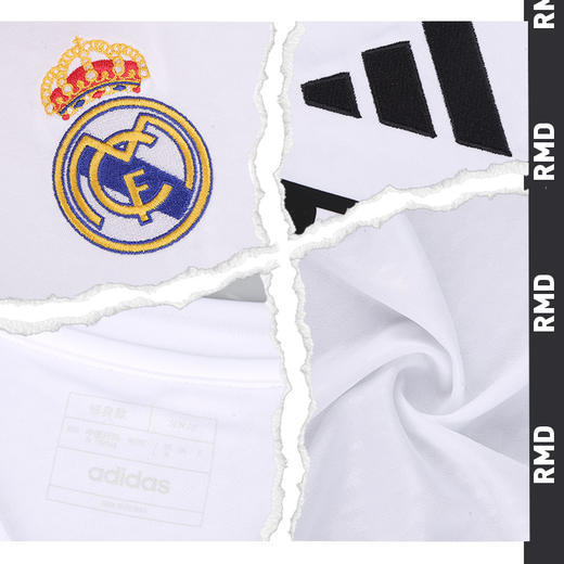 小李子ADIDAS阿迪达斯24/25赛季皇家马德里主场球迷版球衣成人男IT3442 商品图2
