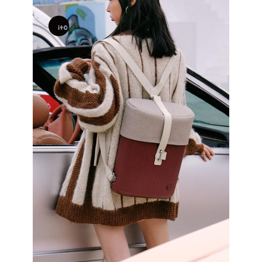 ITO PISTACHIO BACKPACK 硬壳双肩包 商品图1