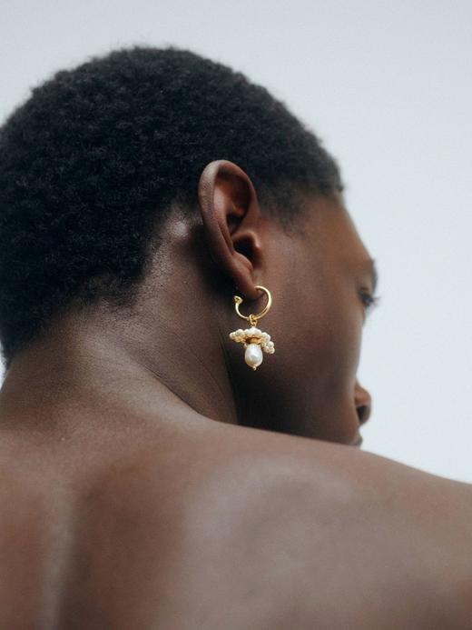 Chabaux Flamboyant系列立体花朵耳环 商品图2