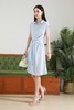Le Malene 落肩设计感系带衬衫式连衣裙 13147 商品缩略图5