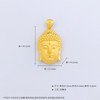 【限时克减150元】足金 【精品】3D硬金空心佛头吊坠(AR3DDZ00095-3)（预售产品下单后不退款不退货不换货不补差价）（预售产品下单后不退款不退货不换货不补差价） 商品缩略图4