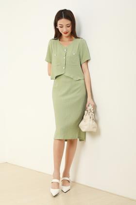 amadella 肌理感上衣半裙套装 12873