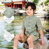 【两件套】【90-140】【MQDmini】男童短袖汉服套装复古国潮 商品缩略图1