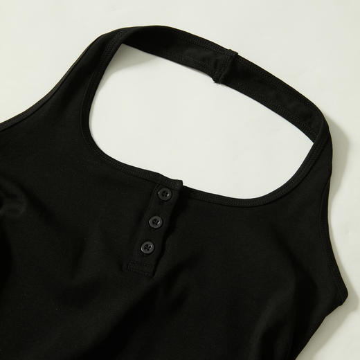 法式复古简约挂脖吊带背心女日清凉百搭内搭吊带V1841508 商品图5