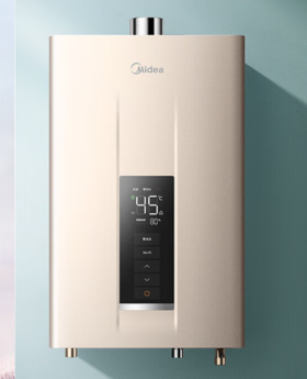 美的（Midea）（13135
）零冷水燃气热水器天然气 家用即热水气双调双增压零冷水强排变频恒温省气25%智能家电JSQ25-NT1S
