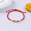 【定价黄金】足金 3D硬金空心猫眼珠手串可调节幸运红绳成品手串（珠约5.1mm）(AA3DSC00457)（预售产品下单后不退款不退货不换货不补差价）（预售产品下单后不退款不退货不换货不补差价） 商品缩略图2