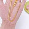 【限时克减128元】足金999 5G黄金可调节软蛇骨链项链蚯蚓链项链(AR5GXL00001)补差价）预售产品下单后不退款不退货不换货不补差价 商品缩略图2