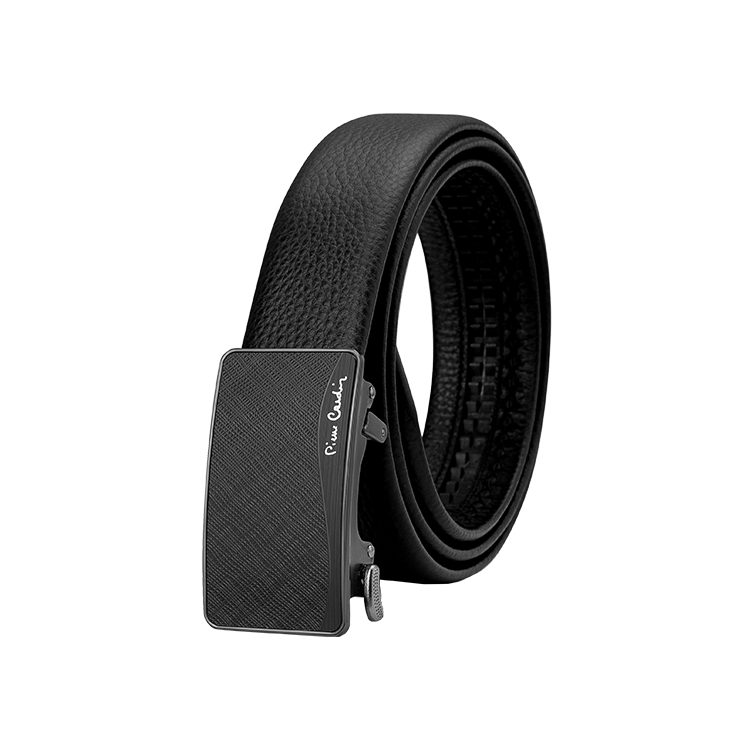 皮尔卡丹正品头层牛皮皮带男腰带男士职场休闲自动扣高档牛皮裤带