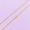 【限时克减150元】足金999 5G黄金17-18寸调节水波纹项链(AG5GXL00020-1)补差价）补差价）预售产品下单后不退款不退货不换货不补差价 商品缩略图1