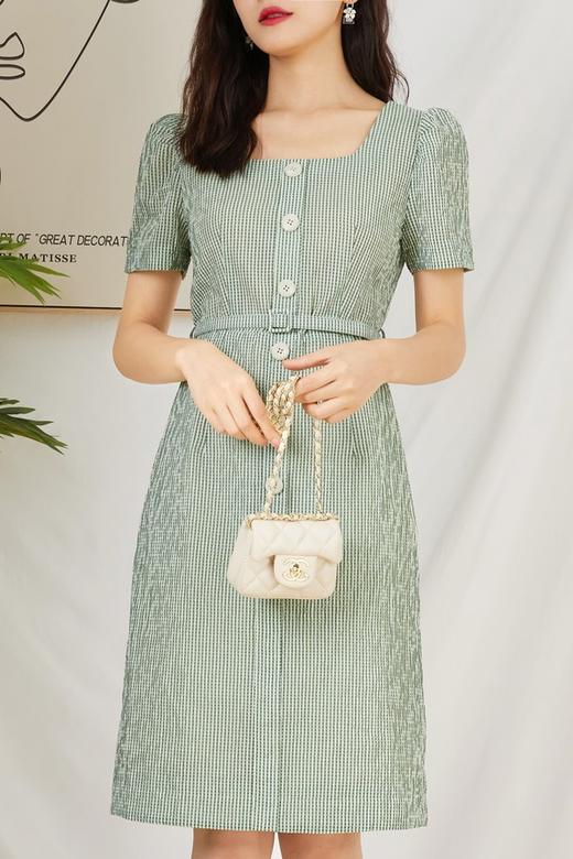 amadella 格子方领连衣裙 13045 商品图4