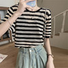 夏季新款【镂空别致修身T恤短袖】女装减龄薄款 针织衫短款小上衣 商品缩略图3
