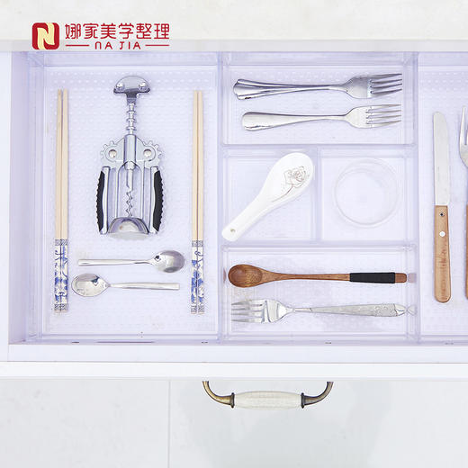 【5种规格可选】娜家透明抽屉收纳盒 商品图2