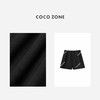 COCO ZONE 2024"小夏裤"新款松紧腰通勤百搭短裤简约纯色女裤子CC1B0647 商品缩略图2