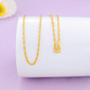 【限时克减150元】足金999 5G黄金17-18寸调节麻绳项链(AG5GXL00021)（预售产品下单后不退款不退货不换货不补差价）（预售产品下单后不退款不退货不换货不补差价） 商品缩略图0
