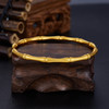 【限时克减150元】足金999 古法空心(面宽约3.5-3.7mm)竹节固口手镯(YGFSZ00348)（）预售产品下单后不退款不退货不换货不补差价 商品缩略图0