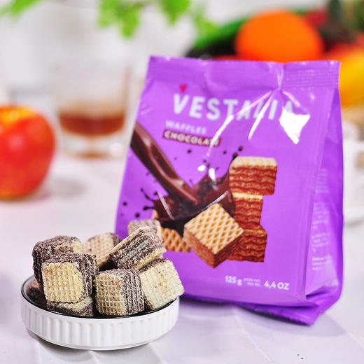 慈润尼牌维斯塔利亚巧克力味威化饼干 商品图0