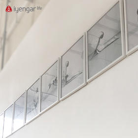 艾扬格 Life 艾扬格大师体式照片挂画  瑜伽场馆气氛装修 8张起售（挂画大小：25CM*25CM）