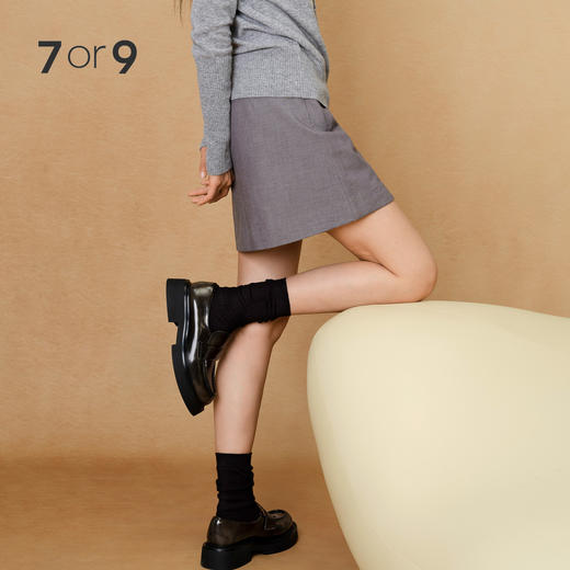 【芝麻挞】7or9 小床垫平底鞋厚底乐福鞋 商品图1