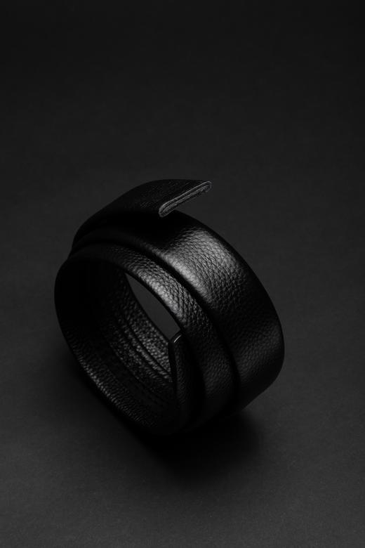 皮尔卡丹正品头层牛皮皮带男腰带男士镂空个性自动扣高档牛皮裤带 商品图11