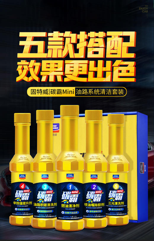 固特威碳霸mini燃油宝一盒装高效清洁积碳提升动力 商品图1