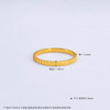 【限时克减150元】足金999.99 【精品】五9黄金实心固口戒指龙鳞鱼鳞戒指圈戒(ACJZ00264)（预售产品下单后不退款不退货不换货不补差价（预售产品下单后不退款不退货不换货不补差价 商品缩略图3