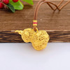 【限时克减150元】足金999.9 古法空心挂绳珐琅镂空花丝福禄爬藤葫芦吊坠（含配件，不可拧开）(ANWZGFDZ00442-3)（预售产品下单后不退款不退货不换货不补差价） 商品缩略图1
