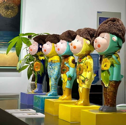 杨小羊雕塑 手绘印象派 商品图0