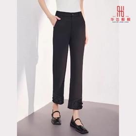 女装24夏季新款休闲直筒长裤2235-T9607