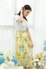 L.Fleuri 气质雪纺百合印花半裙 13083 商品缩略图2