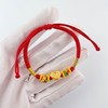 【限时7.5折】【定价黄金】足金 #儿童/宝宝 3D硬金如意红绳调节成品手串（宝宝、大人都适戴）(AA3DSC00485)（预售产品下单后不退款不退货不换货不补差价） 商品缩略图3
