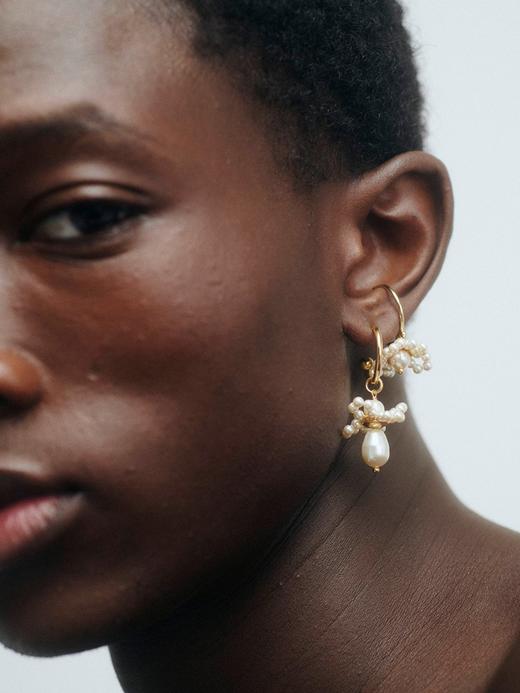 Chabaux Flamboyant系列立体花朵耳环 商品图3