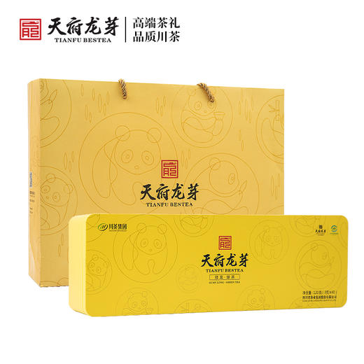 【天府龙芽】绿茶(冠龙系列)120g 商品图4
