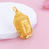 【限时克减150元】足金999 【精品】空心天赐鸿福佛头吊坠佛佑平安吊坠(AUDZ00001-2)（预售产品下单后不退款不退货不换货不补差价）（预售产品下单后不退款不退货不换货不补差价） 商品缩略图2