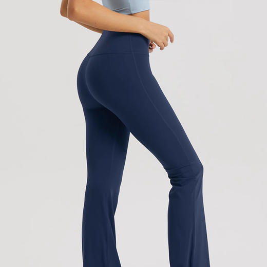 【3~5天发货】跃牌【美度空间】系列 Nuls青春裸感微喇瑜伽裤女春夏新款高腰提臀健身长裤紧身喇叭裤41037 商品图0