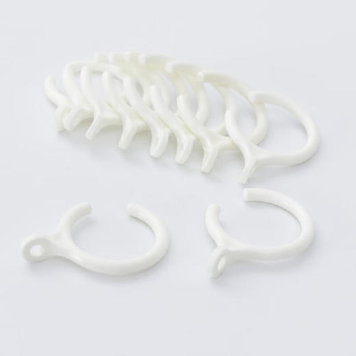 C型窗帘环 10枚入 商品图0