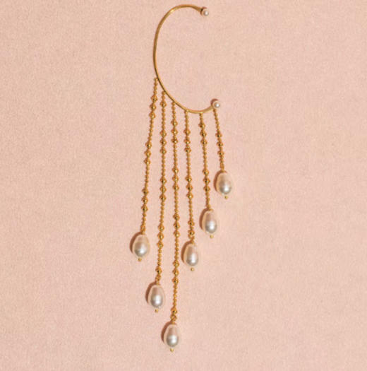 Chabaux Dallas Jaipur耳挂（金/银2色）（单个） 商品图4