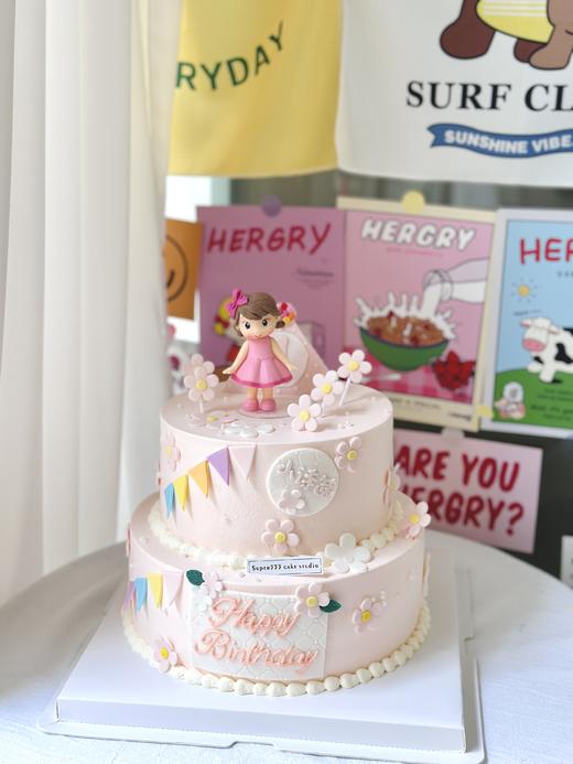 双层粉色系小女孩-2（需要打车配送运费自理） 商品图0