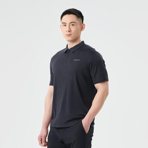 XBIONIC银河星云羊毛轻量半拉链短袖POLO男Polo衫T恤夏季透气商务运动22353 商品图3